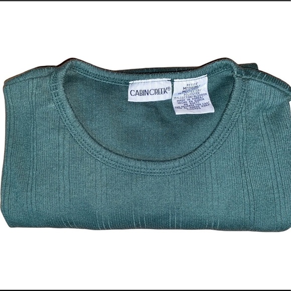 𝅺CABIN Creek Rib Knit Tee - Picture 3 of 5